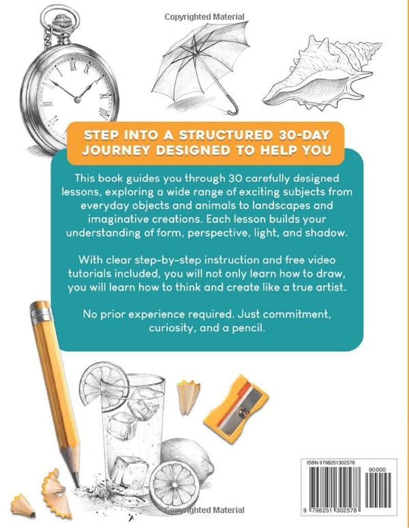 How to Draw Everything in 3D: Includes Videos Tutorials Learn to Draw Book for Adults and Teens with Step-by-Step Lessons and Guides on 30 Amazing ... Beginners (Gifts for Young Artists Who Draw)