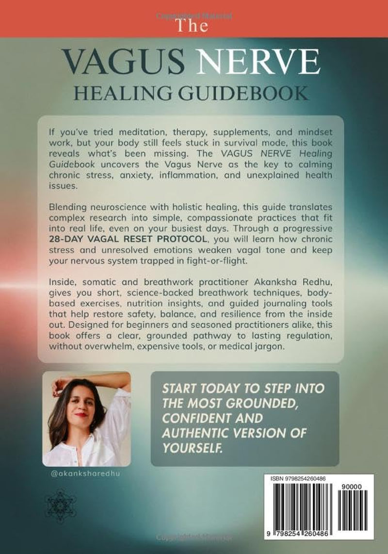 The Vagus Nerve Healing Guidebook: A 4 Week Program to Regulate Your Nervous System - Calm Inflammation, Anxiety and Stress, Improve Digestion and ... Science Backed Exercises for Daily Life
