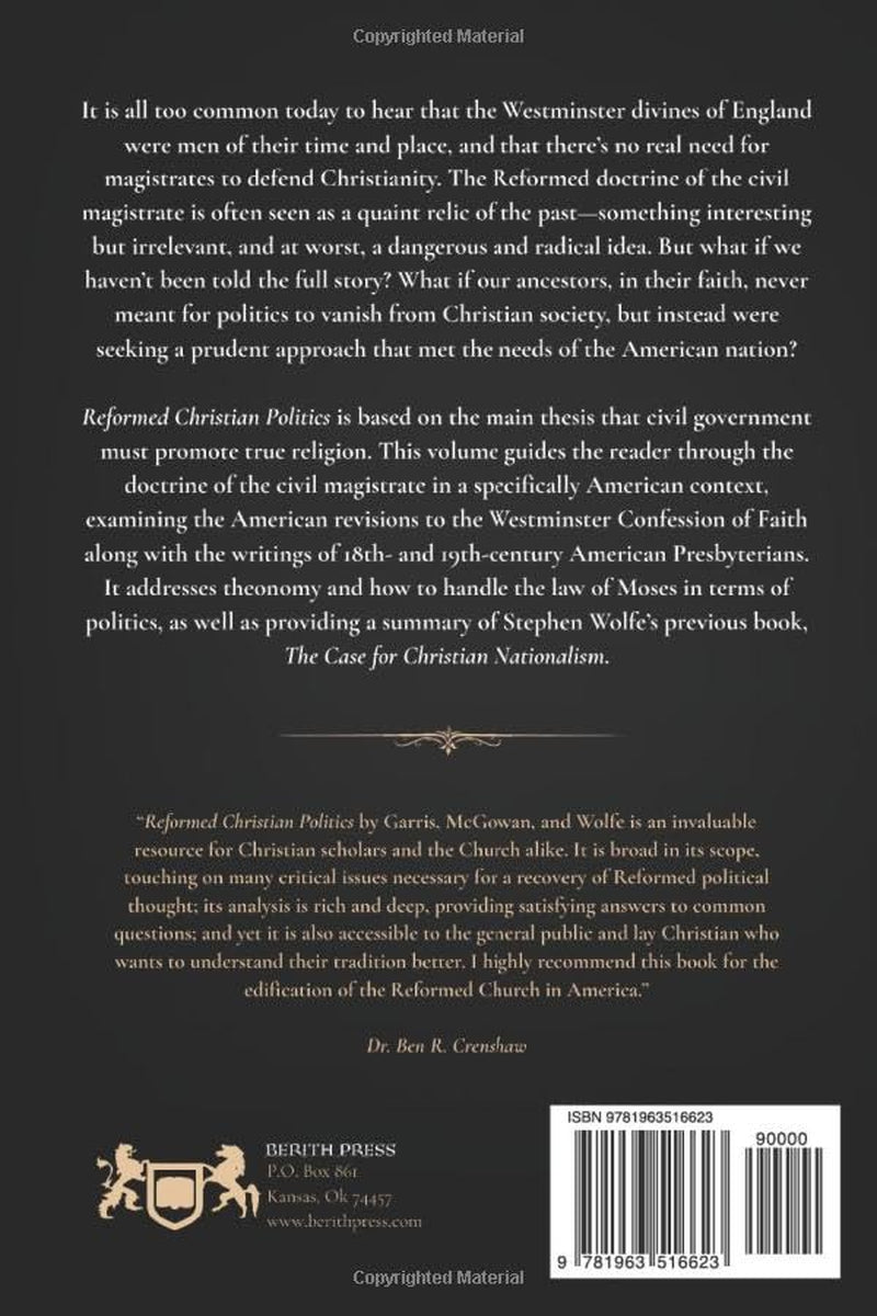 Reformed Christian Politics