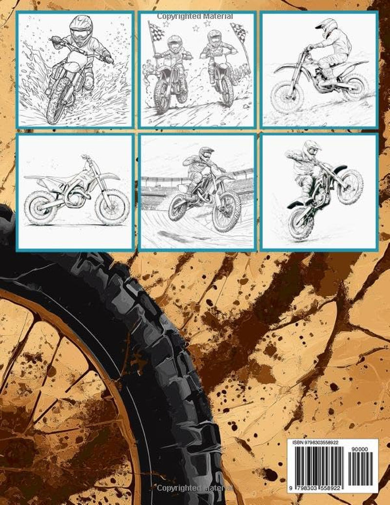 MOTOCROSS MAYHEM: The Dirt Bike Coloring Book