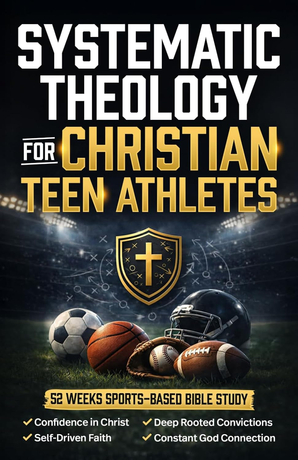 Systematic Theology for Christian Teen Athletes: A 52-Week Sports Bible Study for New & Growing Youth Believers to Build Confidence in Christ, ... God [For Boys & Girls] (Sports Devotions)