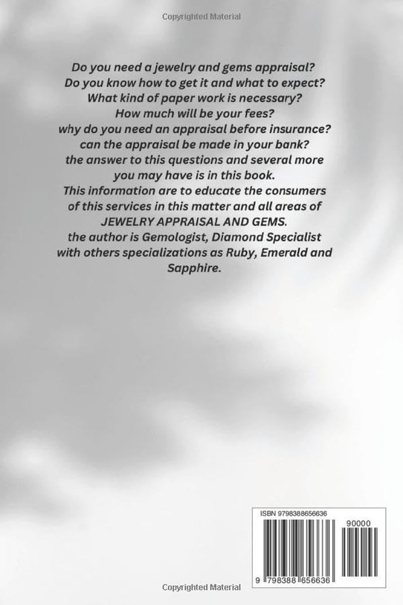 JEWELRY APPRAISAL &GEMS: MUST KNOW BEFORE APPRAISAL