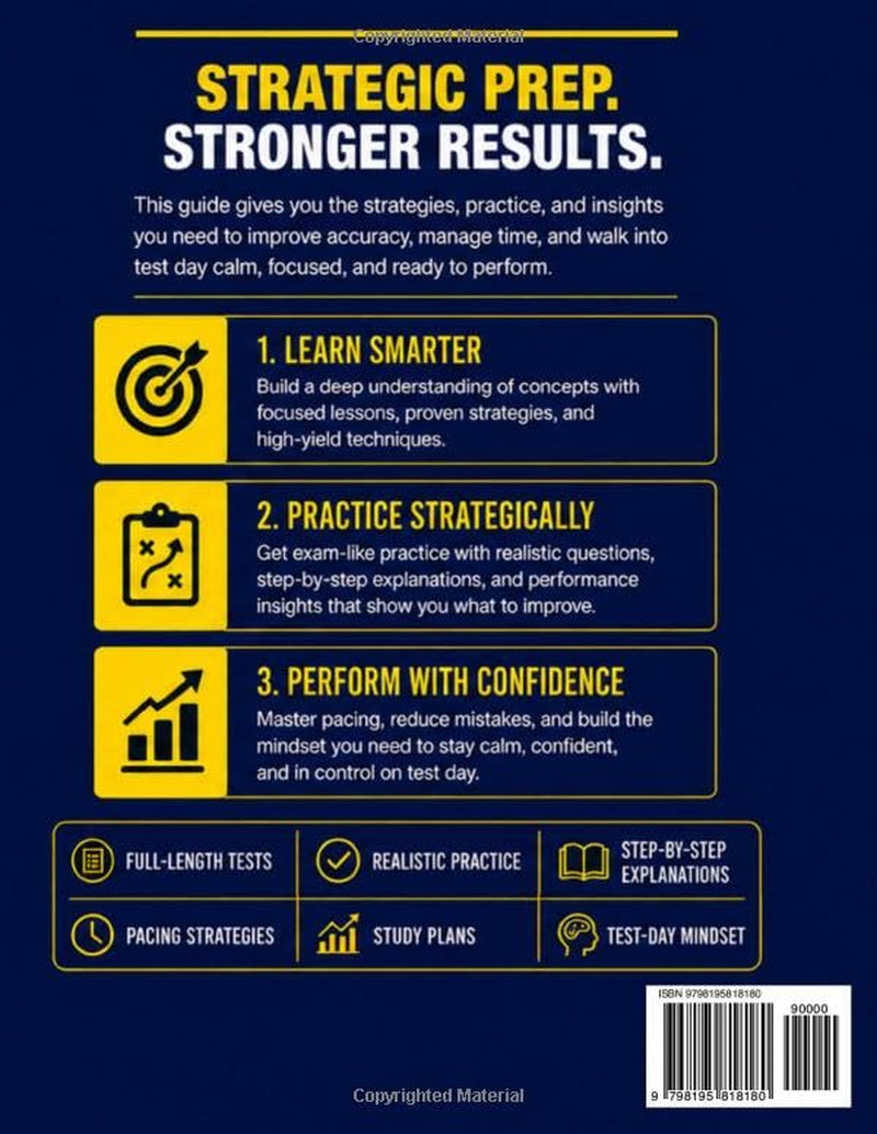 GMAT Prep Book: The Complete and Fully Updated Test Prep Guide to Ace the GMAT Exam. Full-Length Practice Tests, Expert Strategies, & Step-by-Step Explanations