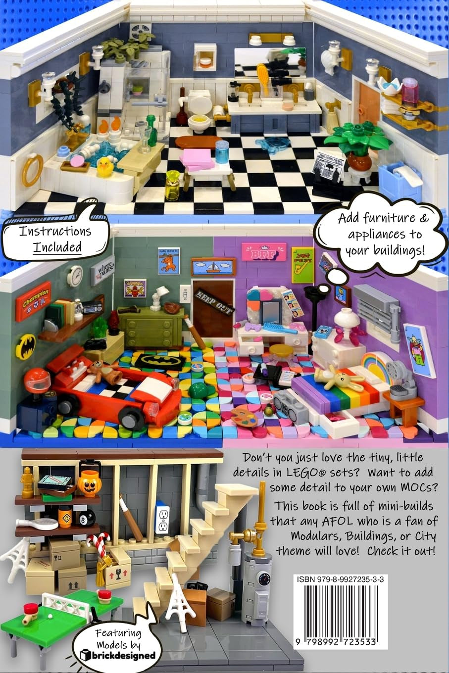 Room By Room: Your Unofficial Guide to Custom LEGO® Interiors (Standard Edition) (All About the Details)