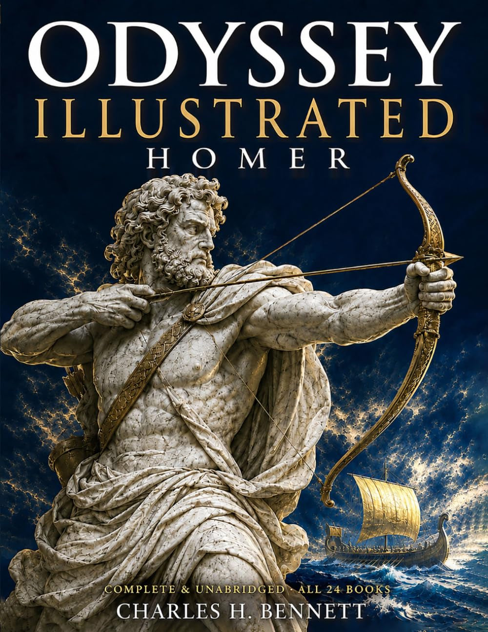 The Odyssey of Homer: The Most Complete Collector’s Edition: Modern English Translation with Notes, Glossary & Original Illustrations