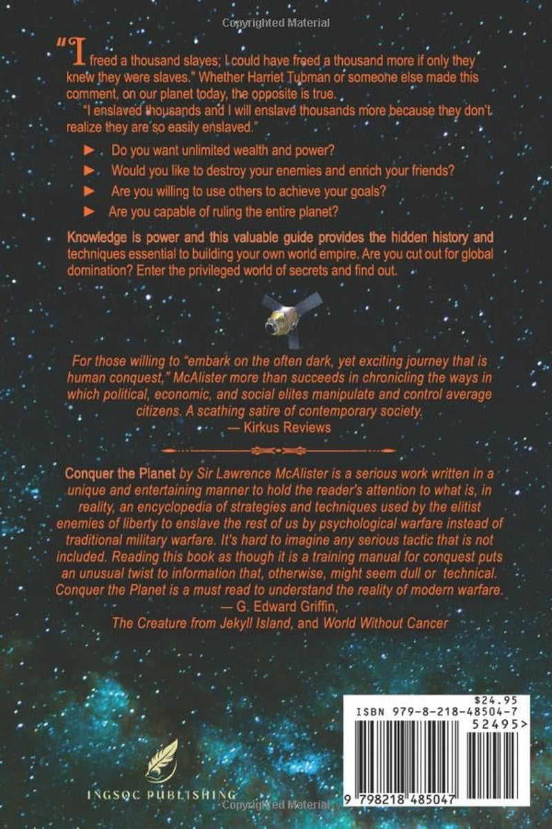 Conquer the Planet: A Modern-Day Global Enslavement Handbook