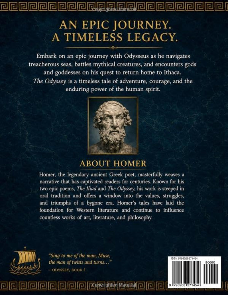 The Odyssey of Homer: The Most Complete Collector’s Edition: Modern English Translation with Notes, Glossary & Original Illustrations