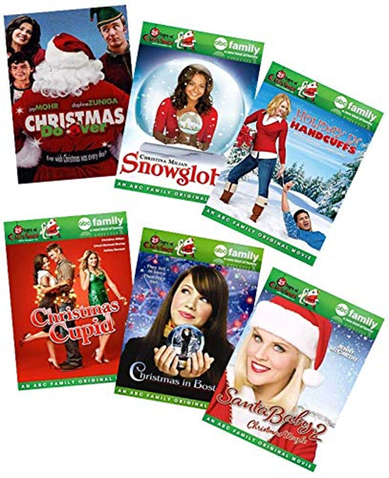 ABC Family 6-Movie Christmas DVD Collection: Holiday in Handcuffs / Christmas in Boston / Santa Baby 2: Christmas Maybe / Snowglobe / Christmas Cupid / Christmas Do-Over [25 Days of Christmas Set]