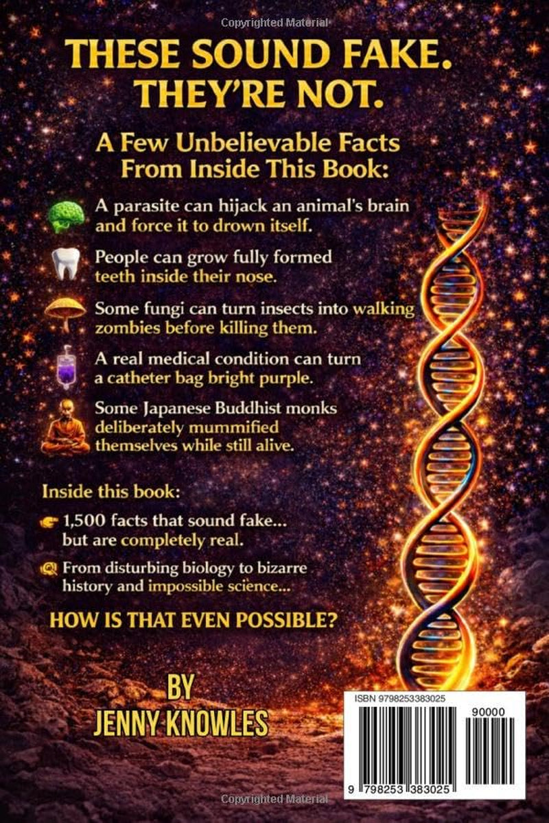 1,500 Weird, Bizarre & Unbelievable Facts: Random Trivia Book for Adults - Funny, Weird & Mind-Blowing Things You Won’t Believe Are True