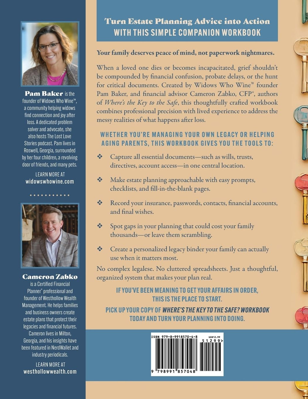 Where’s the Key to the Safe? Workbook: How to Avoid Probate Pitfalls and Maximize Family Finances
