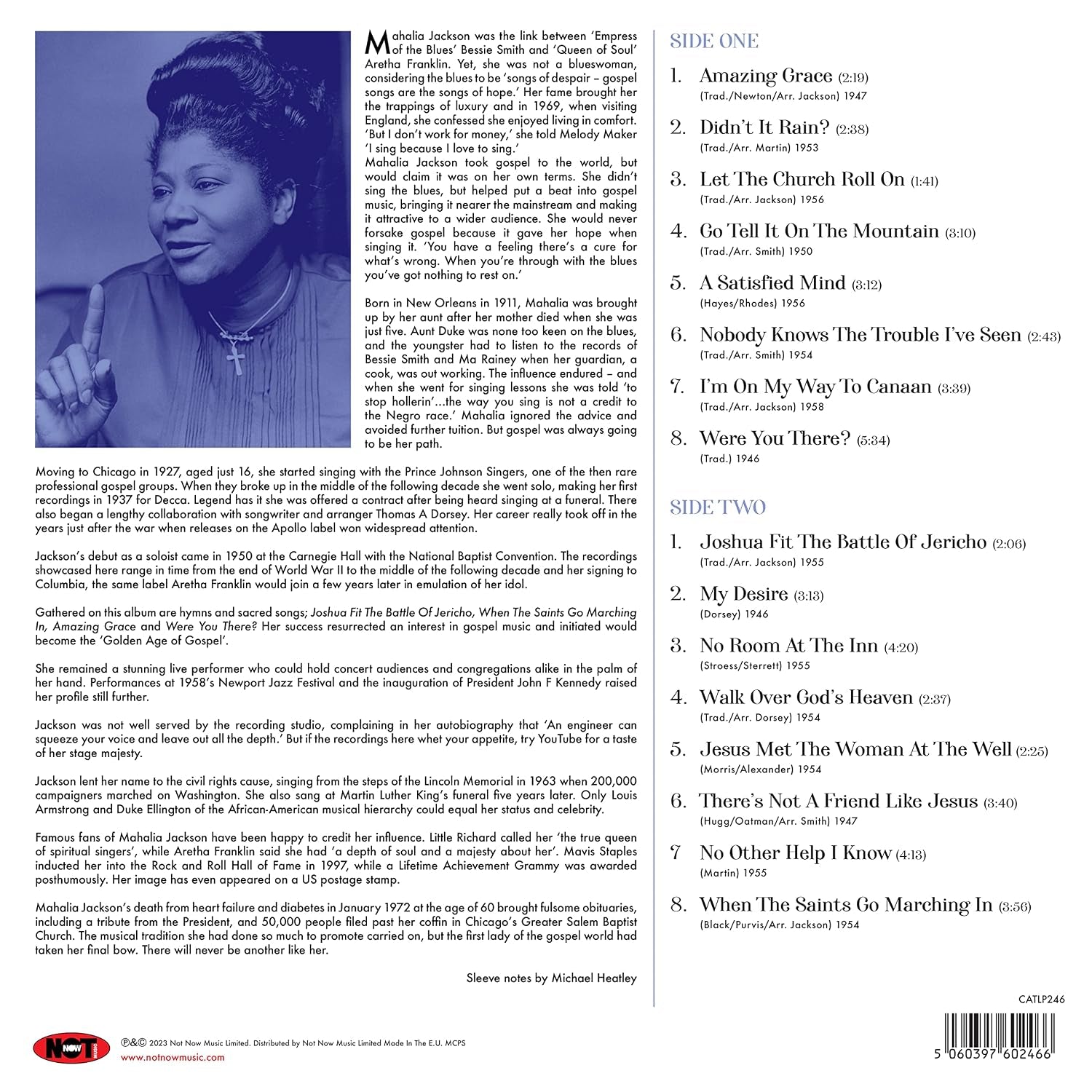 Queen Of Gospel - 180gm