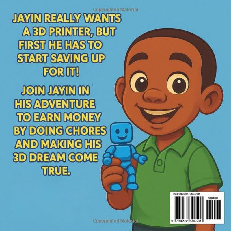 Jayin and his 3D printer