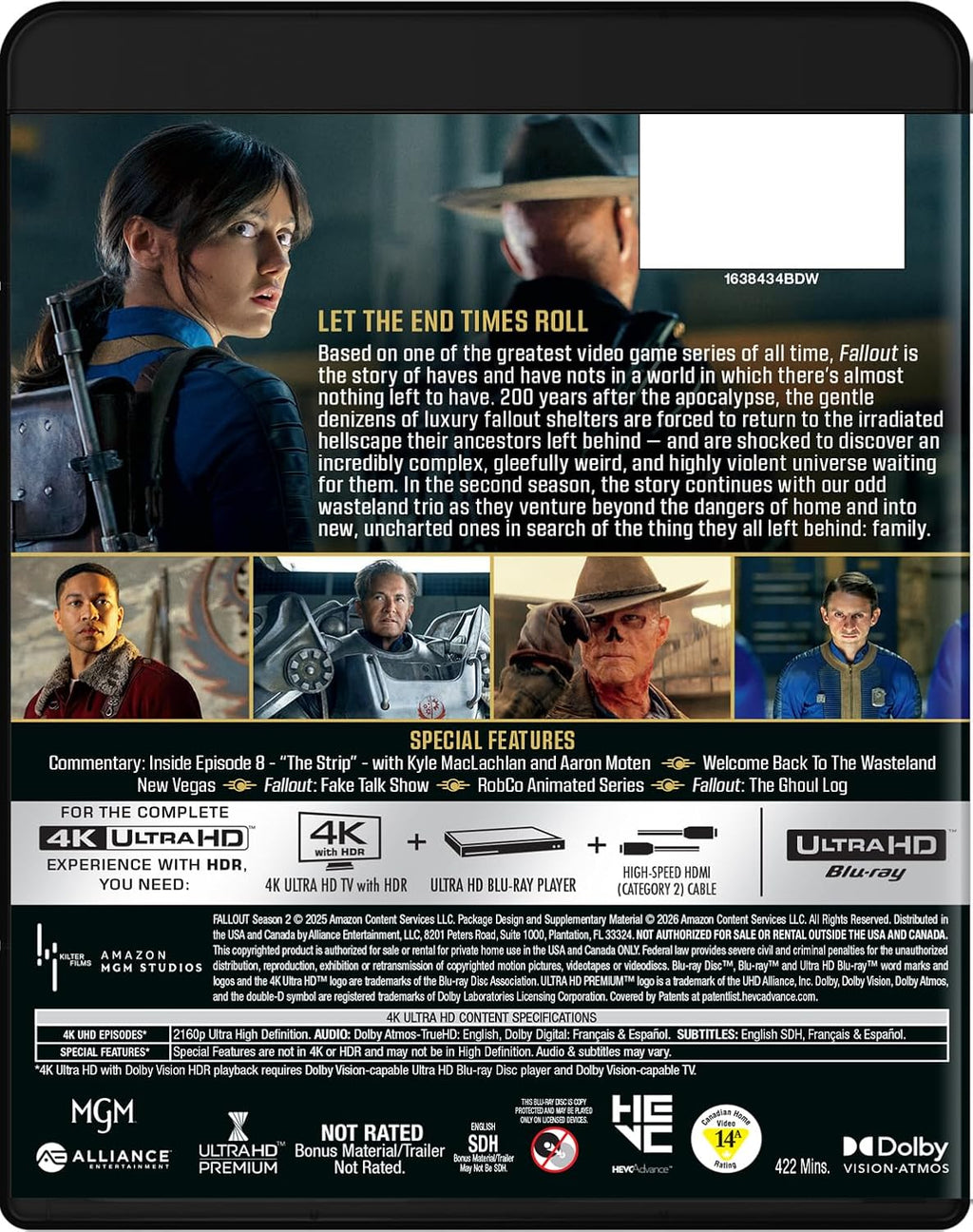 Fallout: Complete Second Season (4K UHD)