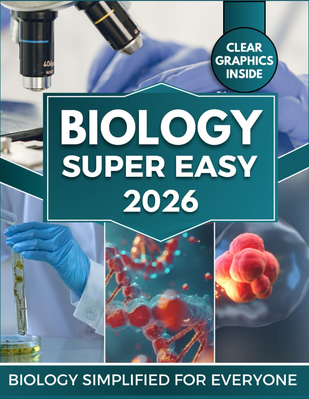 BIOLOGY Super Easy: Master Cellular & Molecular Biology with Clear Explanations, Visual Learning & Real-World Applications