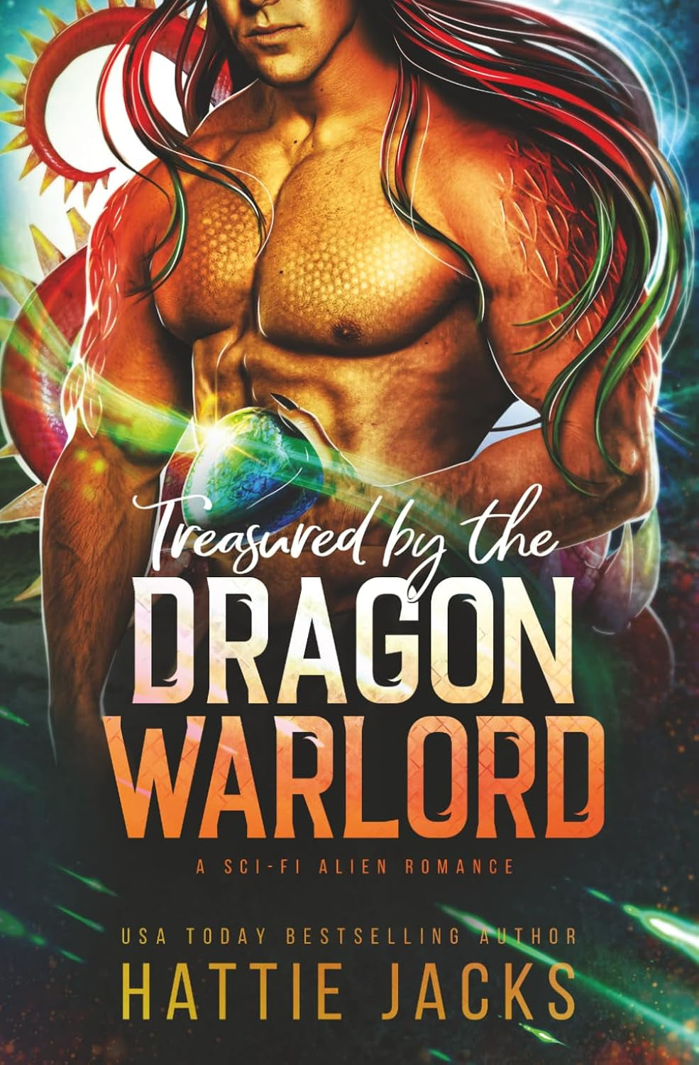 Treasured by the Dragon Warlord: A Sci-Fi Alien Romance (Fated Mates of the Sarkarnii Warlords)