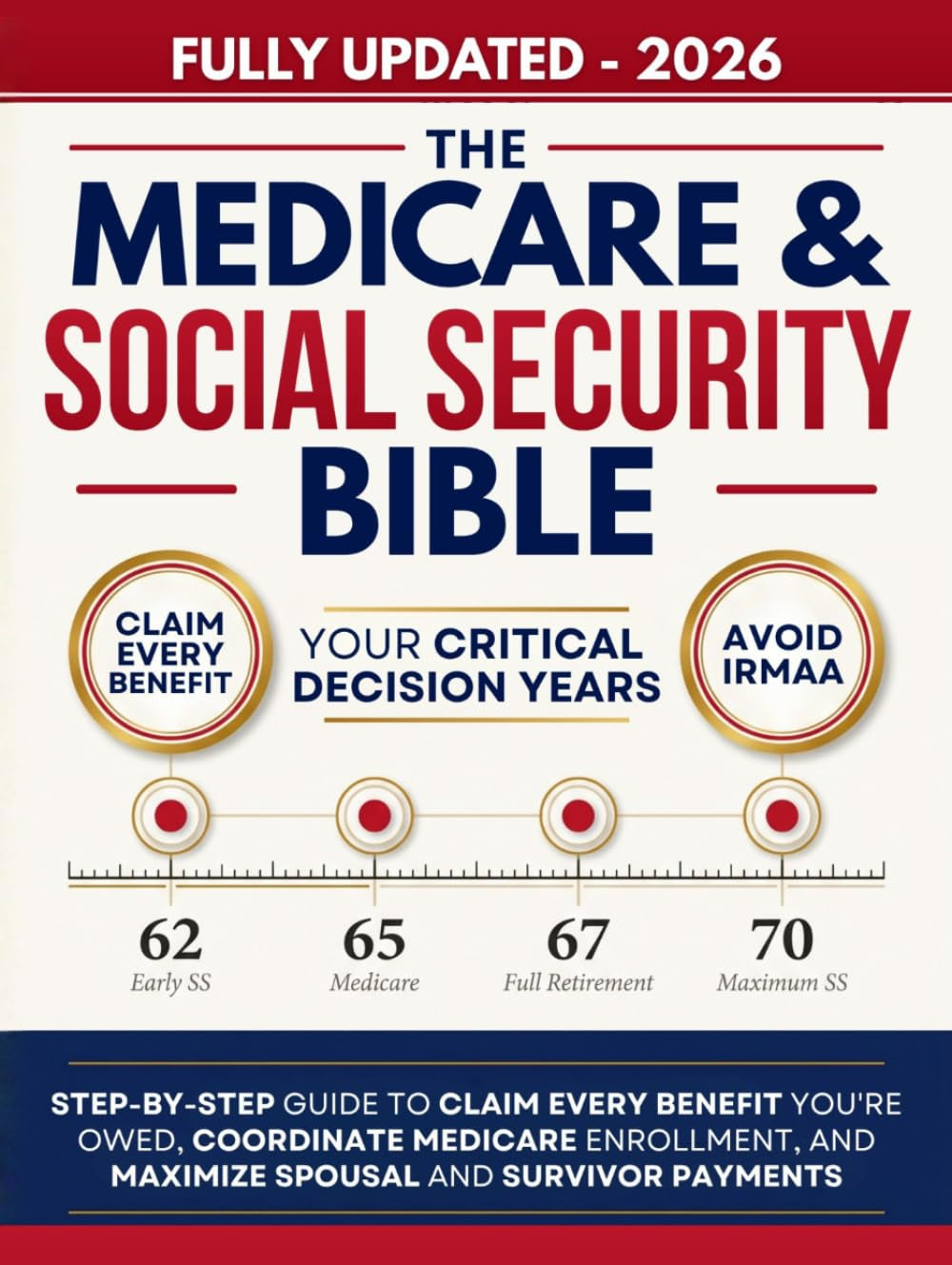 The Medicare and Social Security Bible: Step-by-Step Guide to Claim Every Benefit You're Owed, Coordinate Medicare Enrollment, Avoid IRMAA Penalties, ... Payments — Plus the Fairness Act Changes