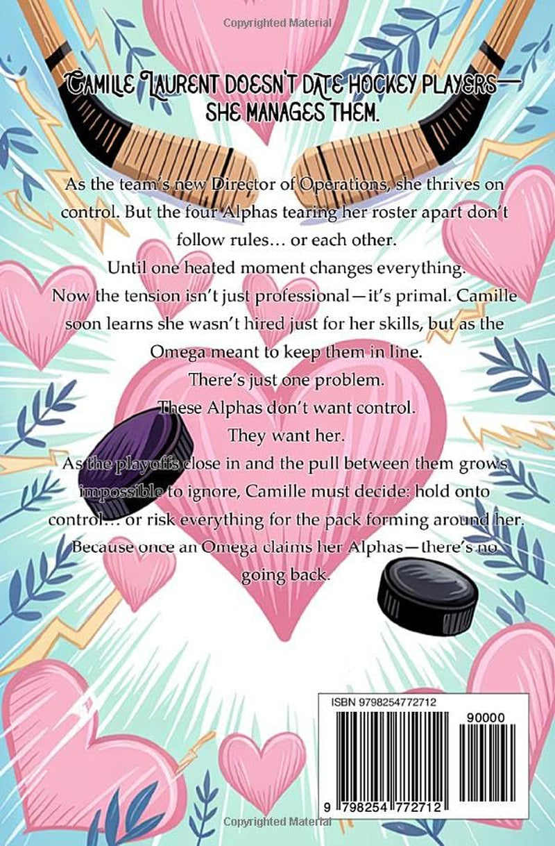 Omega Sparks Fly: A Cozy Small Town Why Choose Hockey Omegaverse Spicy Fantasy Winter Romance (Cozy Omegaverse Romance)