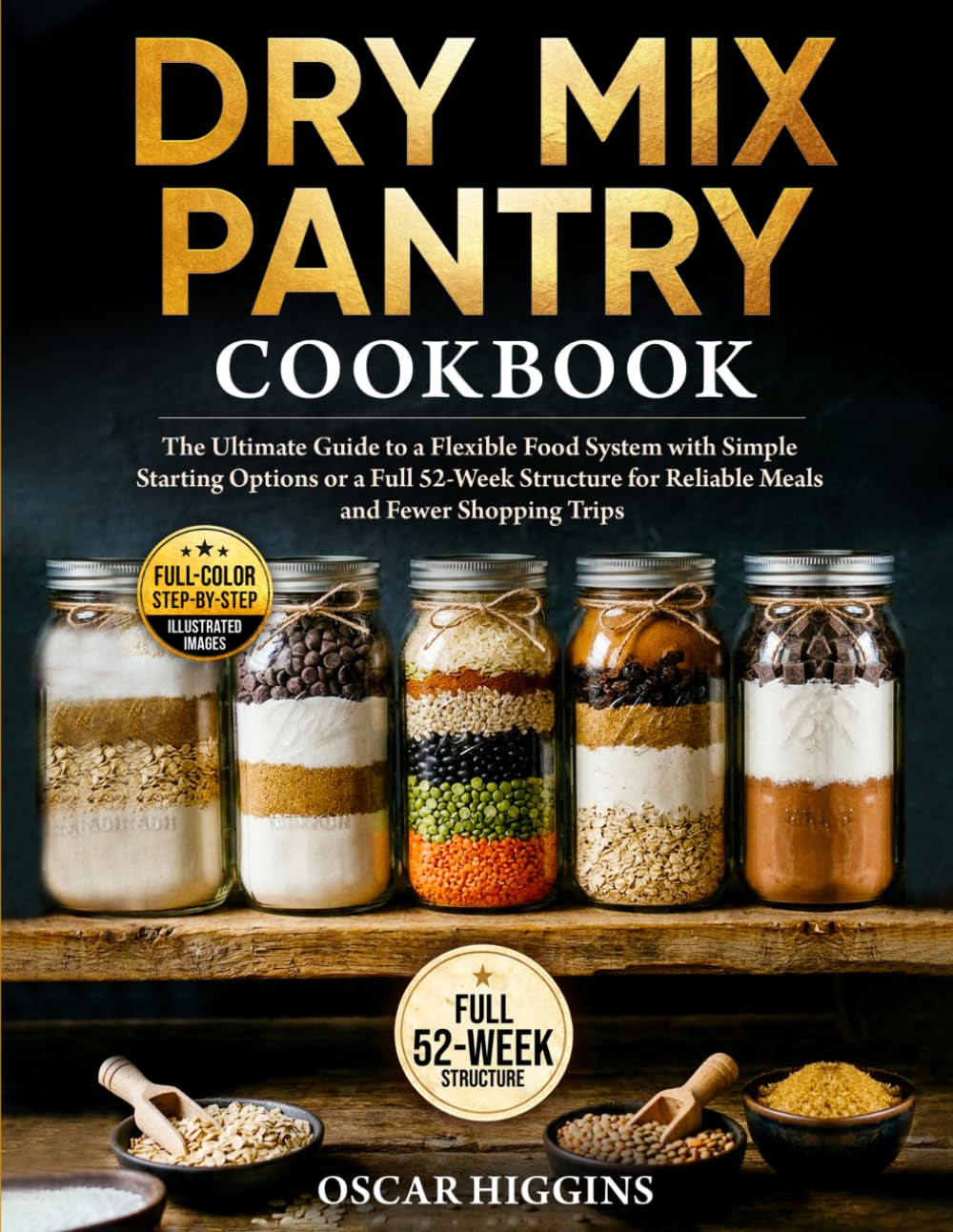 Dry Mix Pantry Cookbook: The Ultimate Guide to a Flexible Food System With Simple Starting Options or a Full 52-Week Structure for Reliable Meals and Fewer Shopping Trips (Homemade Pantry Series)