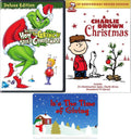 A Charlie Brown Christmas / How The Grinch Stole Christmas: Deluxe DVD Bundle with Bonus Art Card