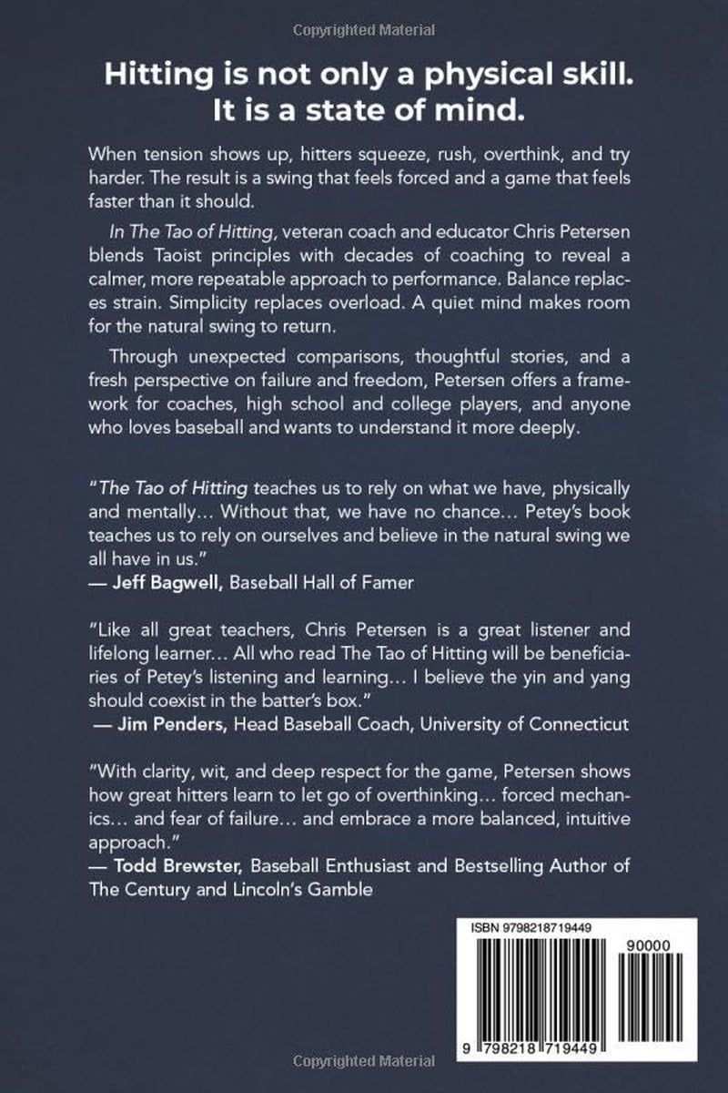 The Tao of Hitting: Finding Your Path at the Plate