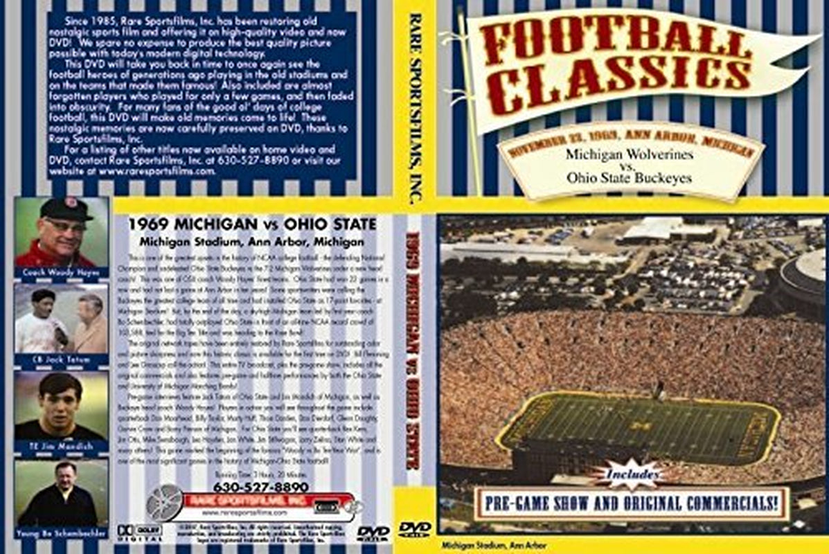 1969 MICHIGAN vs OHIO STATE GAME