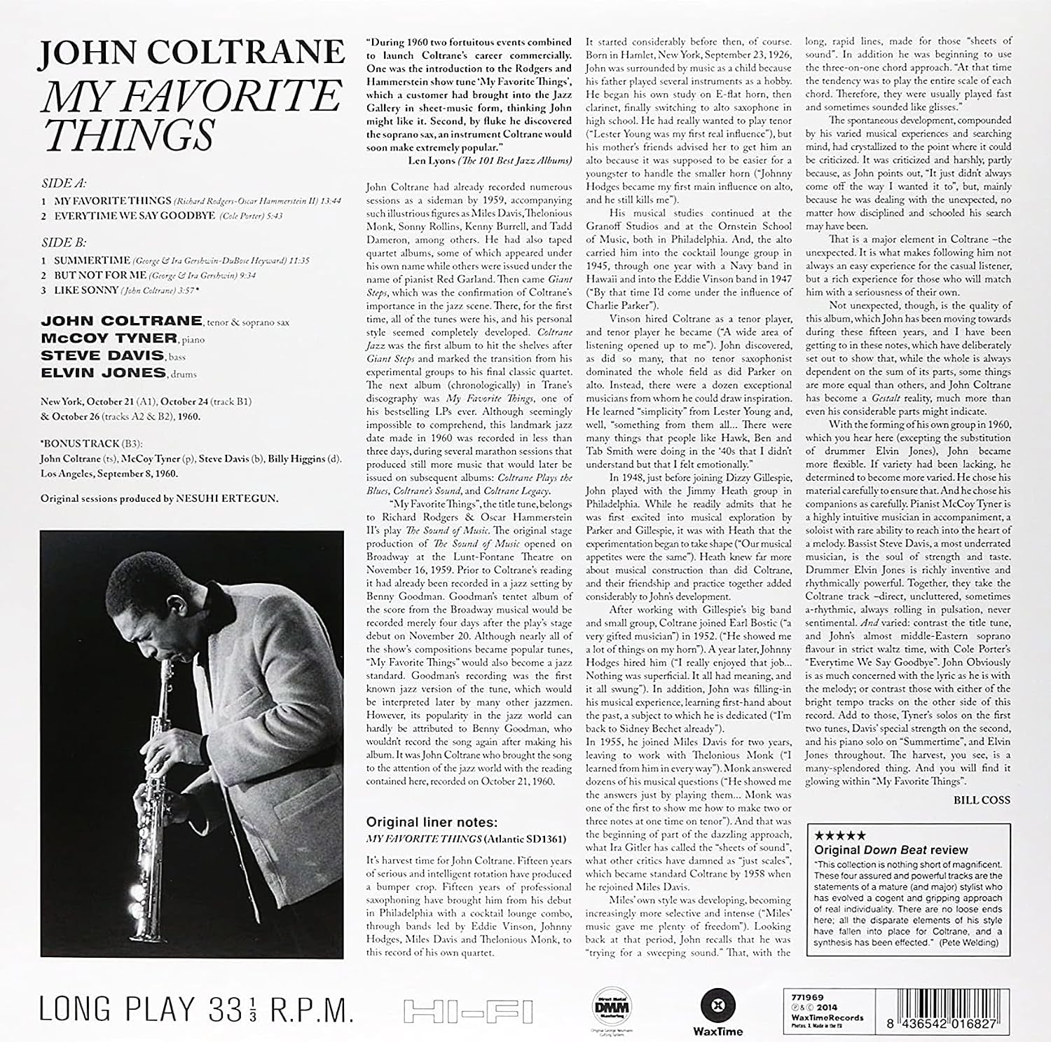 John Coltrane - My Favorite Things Limited Red/Gold Marble