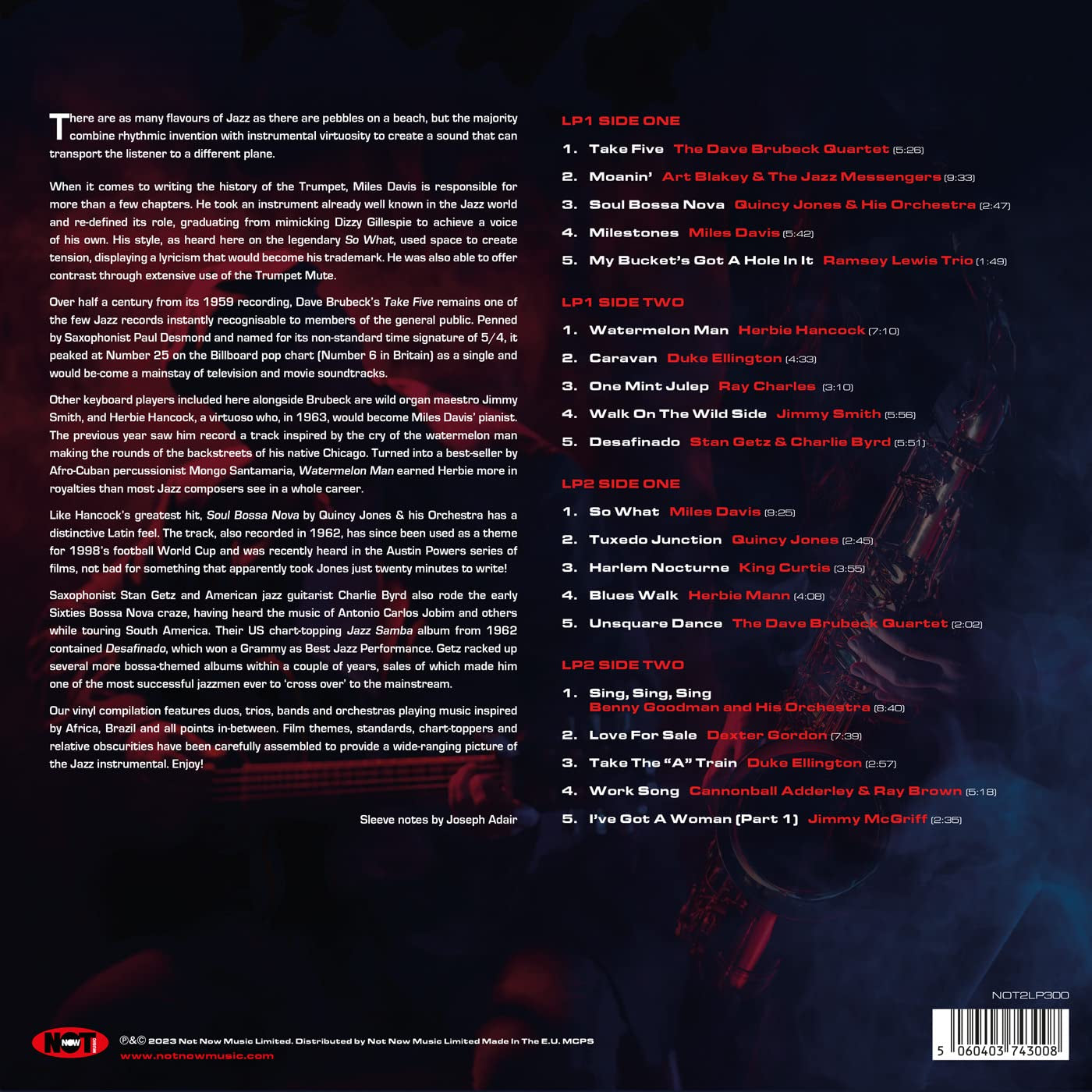 Very Best Of Jazz Instrumentals / Various - 180gm
