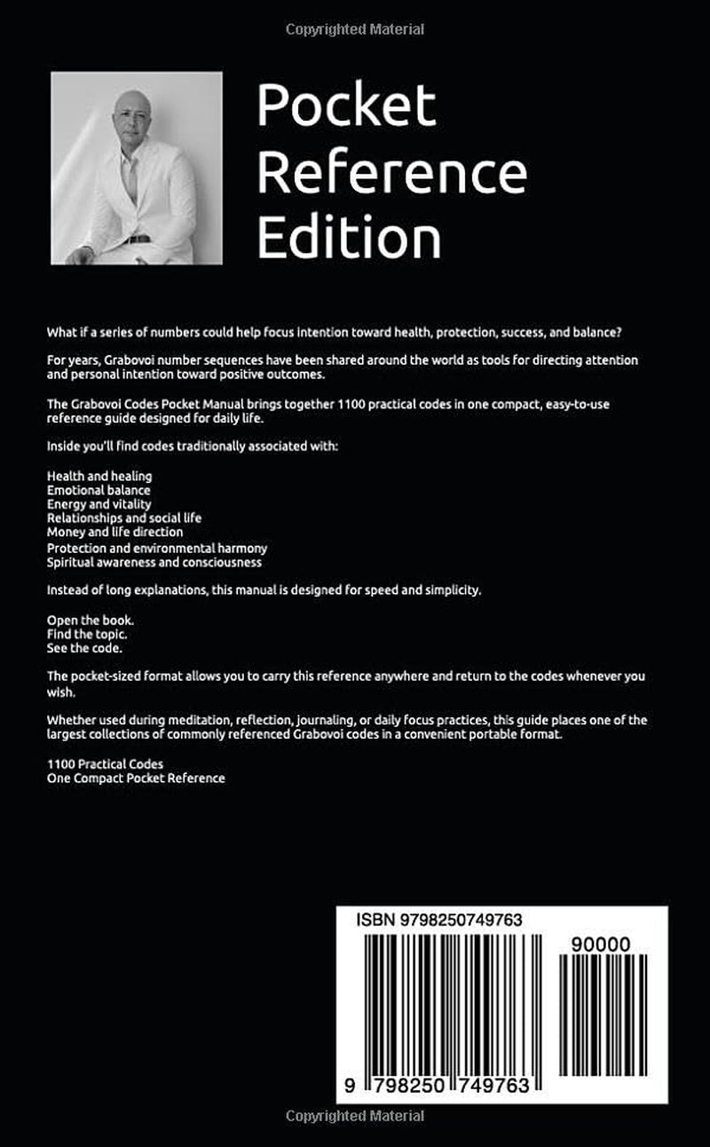 The Grabovoi Codes Pocket Manual: 1100 Practical Codes for Health, Protection, Money, Relationships & Personal Power