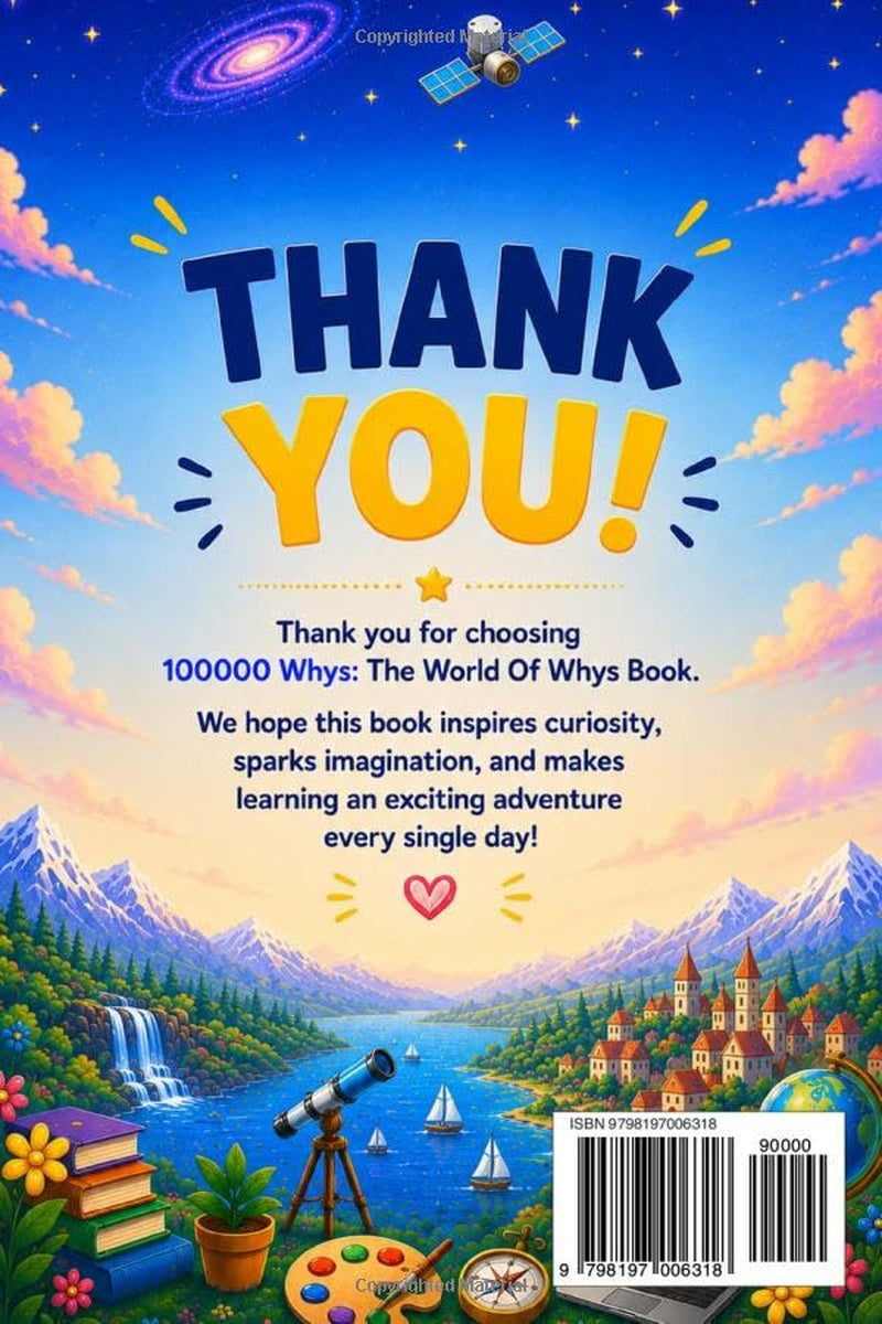 100000 Whys: The World of Whys Book: The Ultimate Children’s Encyclopedia of Big Questions, Amazing Facts, Science, Space, History, Animals, and Much More (The 100000 Whys Series)