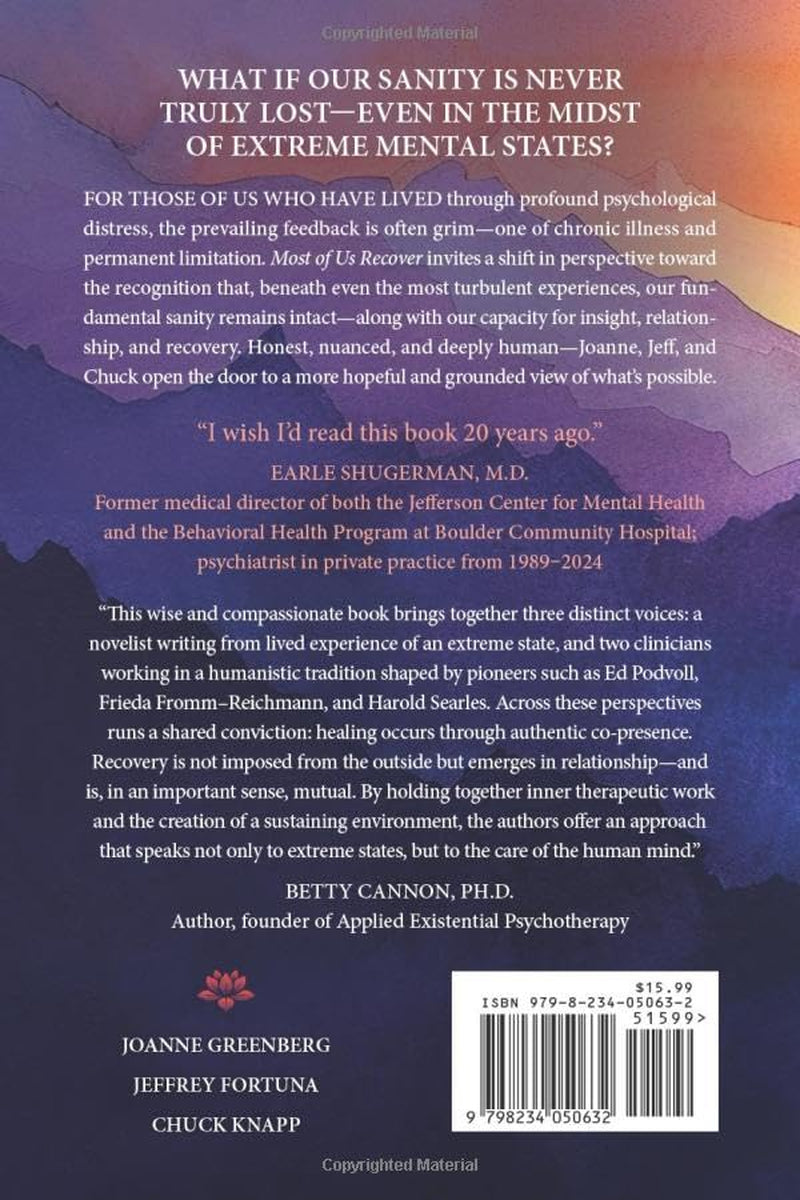 Most of Us Recover: Taking a Fresh Look at Extreme Mental States