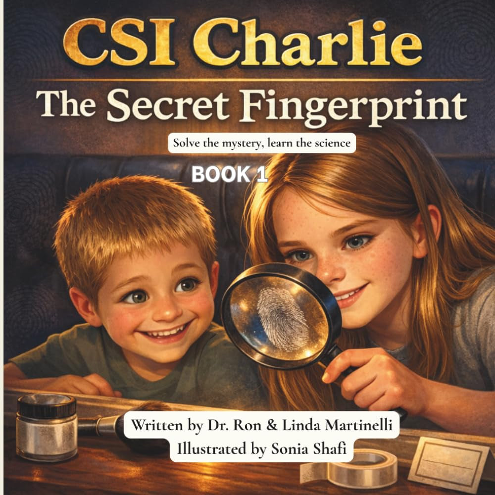 CSI Charlie The Secret Fingerprint: A Fun Children’s Mystery About Forensic Science, Fingerprints, and Neighborhood Safety