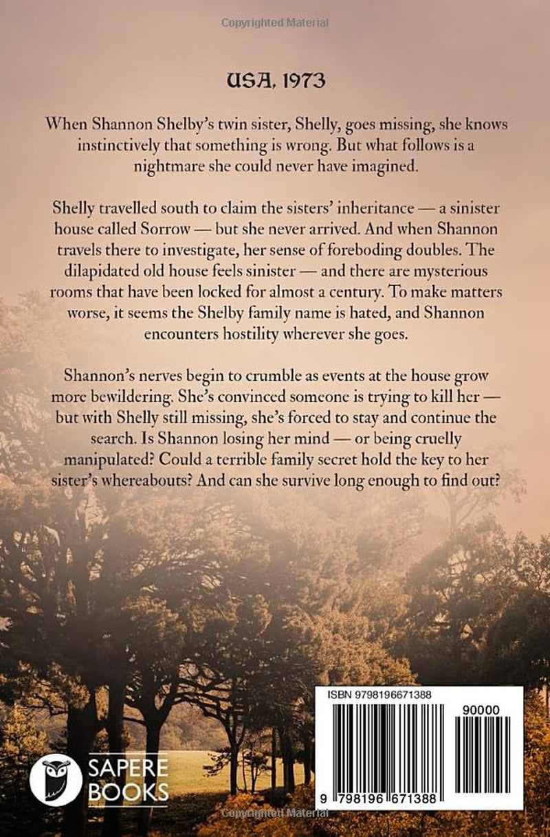 Sisters of Sorrow: A Gothic mystery set in the American South