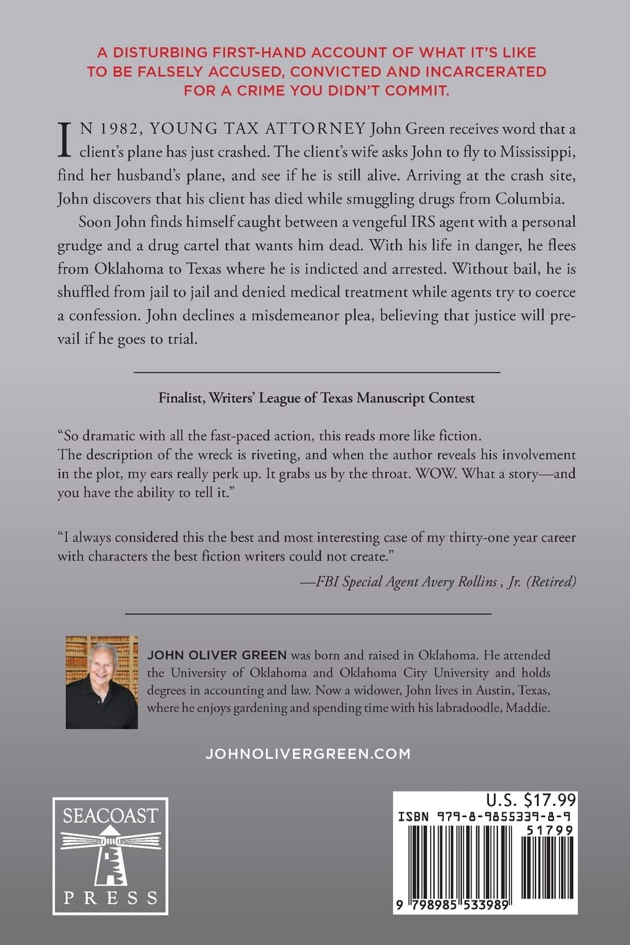 Barred Justice: A Memoir of Innocence and Deceit