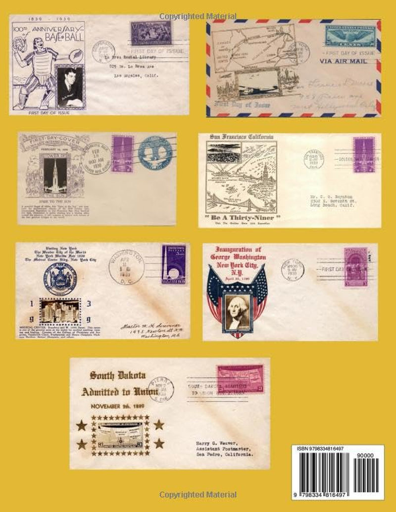 Walter G. Crosby First Day Covers: Volume 2 - 1939; Scott #s 852-858 and C24