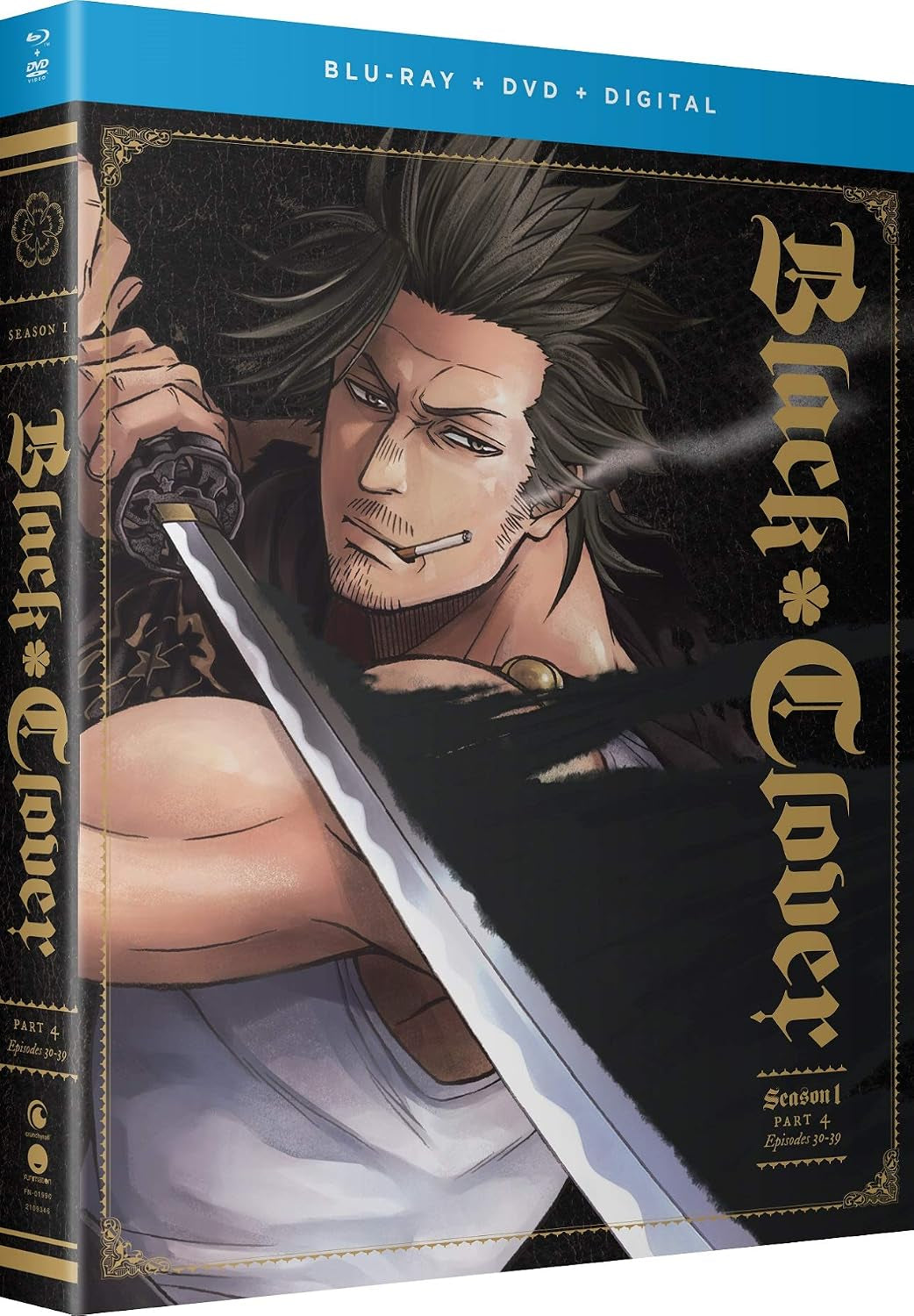 Black Clover (Season 1 Part 4 - Eps 30-39) - 4-Disc Set (+ Digital Copy) (Blu-Ray & DVD Combo) [ Blu-Ray, Reg.A/B/C Import - Australia ]