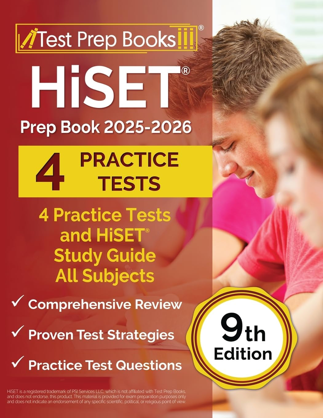 HiSET Prep Book: Practice Tests and HiSET Study Guide All Subjects: [9th Edition]
