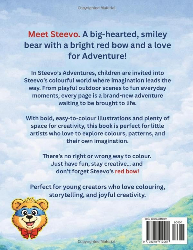 Steevo’s Adventures: A Fun Colouring Book for Kids
