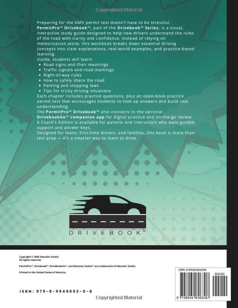 PermitPro - Drivebook: A Visual & Interactive Guide to Driver's Permit Test Prep
