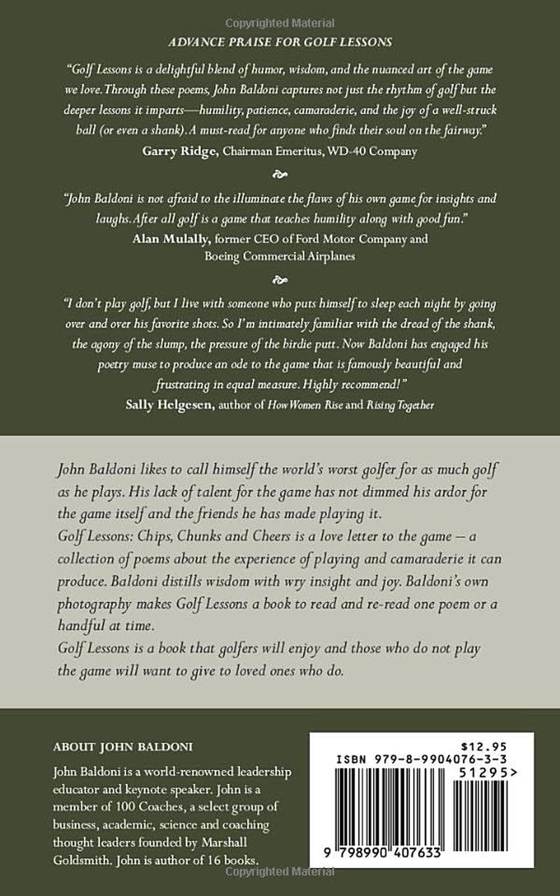 Golf Lessons: Chips, Chunks and Cheers