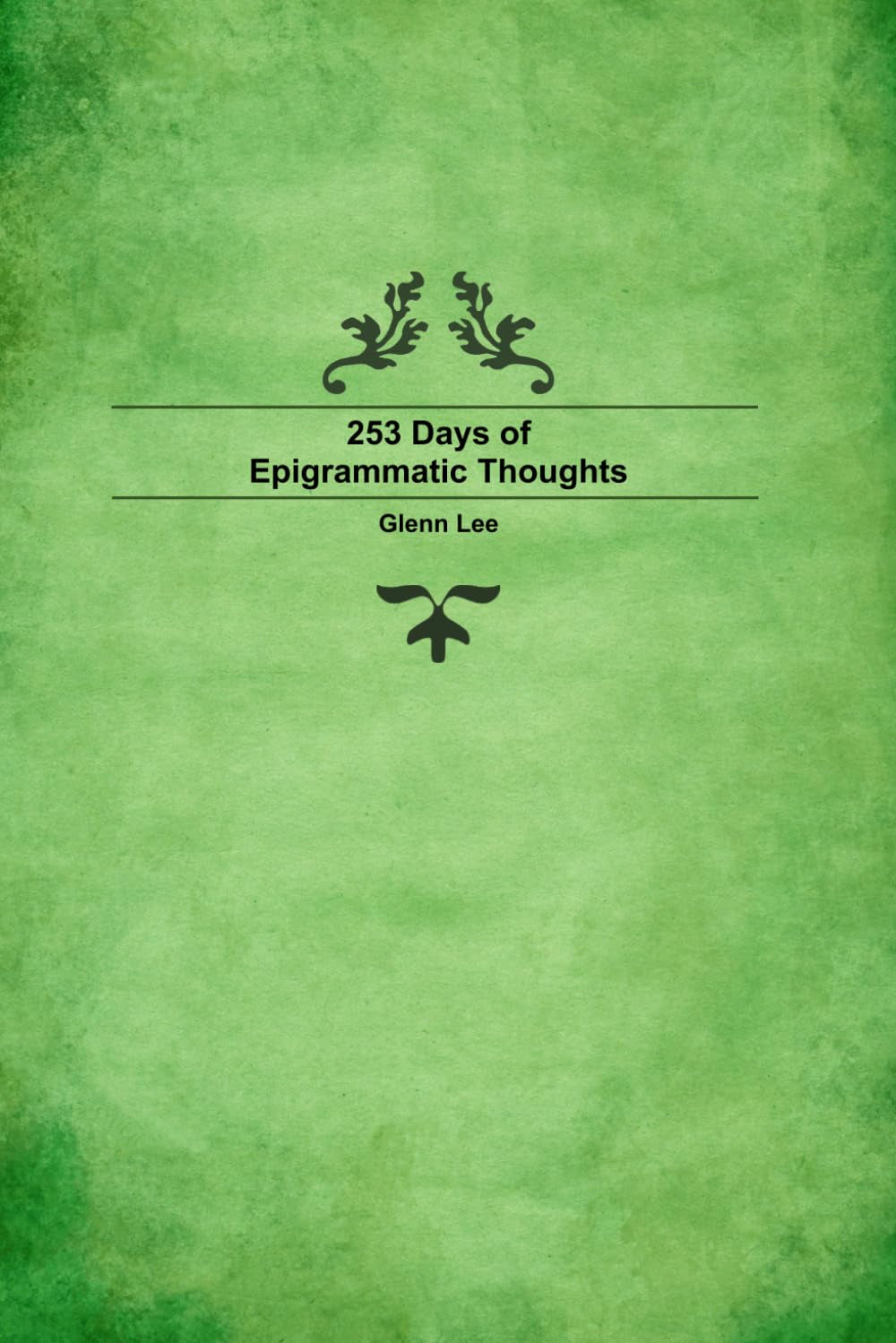 253 Days of Epigrammatic Thoughts