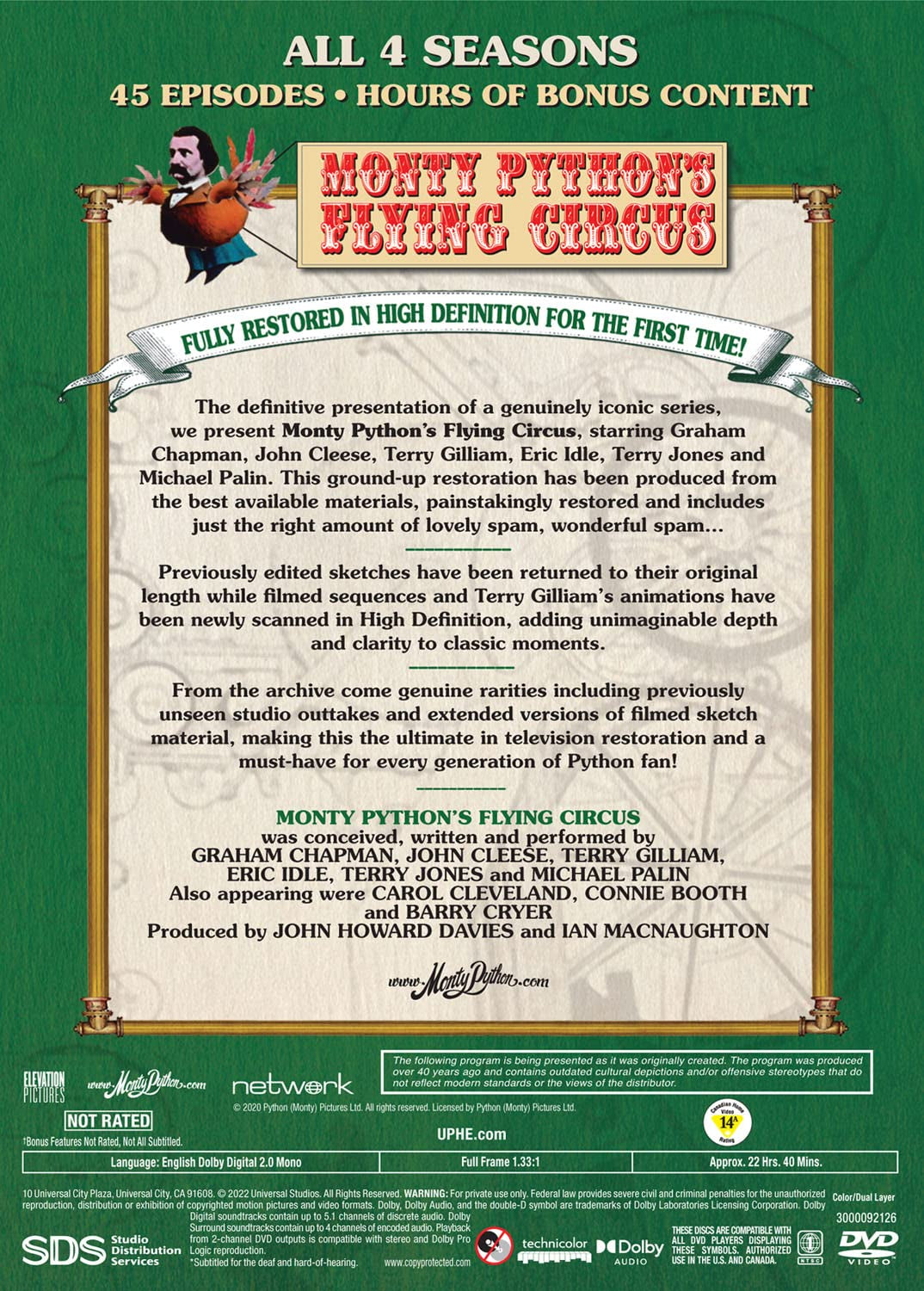 Monty Python's Flying Circus: The Complete Series [DVD]