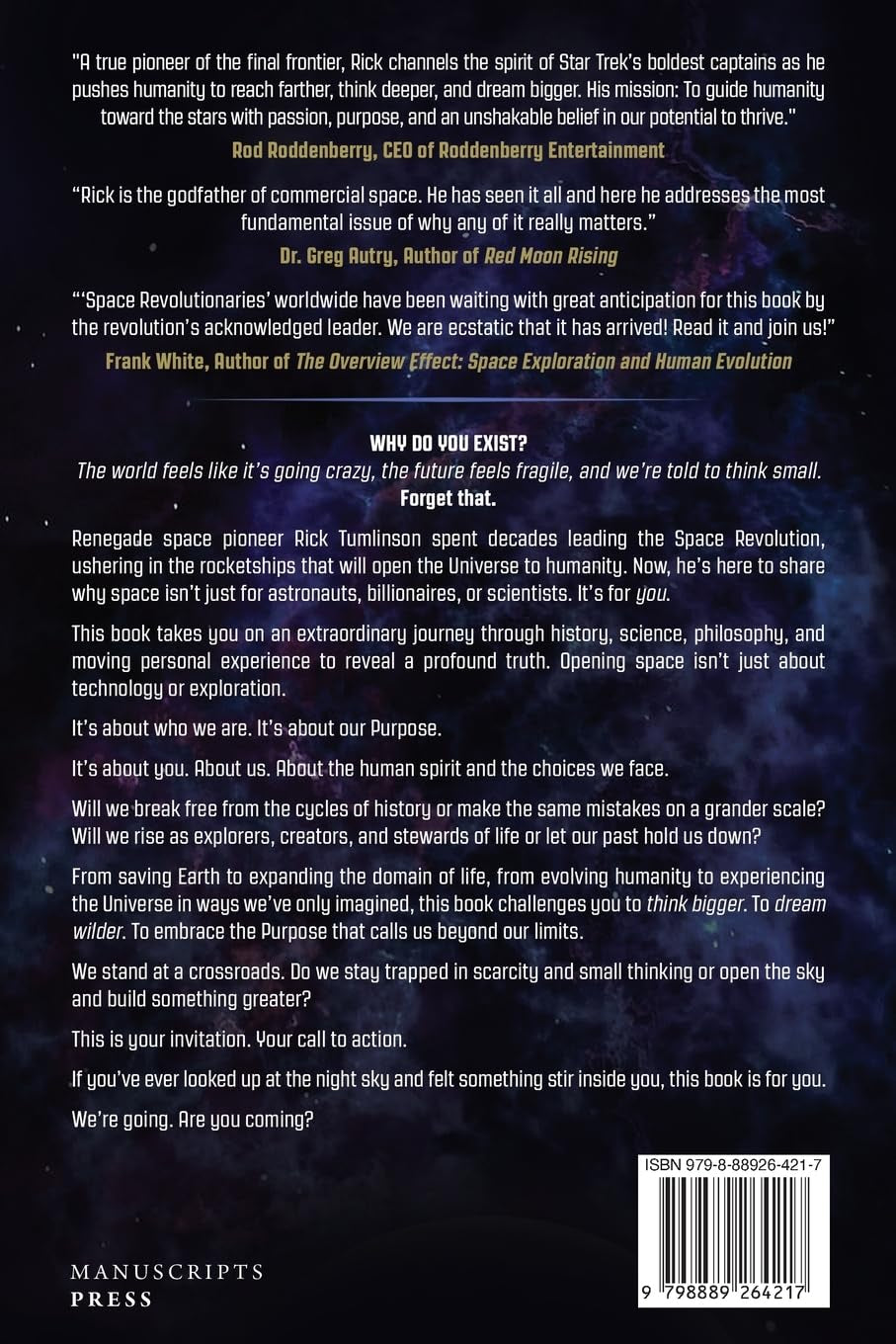 Why Space?: The Purpose of People