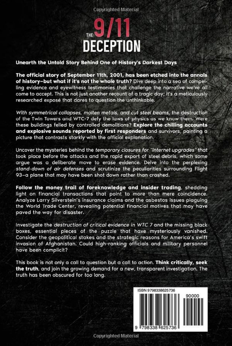 The 9/11 Deception: An Inside Job and The Real Story of September 11th, 2001 (The Dark Secrets Series: Exposing Government Lies and Cover-Ups)