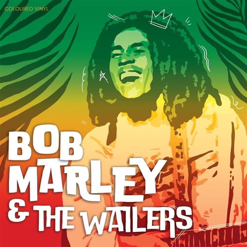 Bob Marley & The Wailers Jamaica Coloured Reggae Music Album