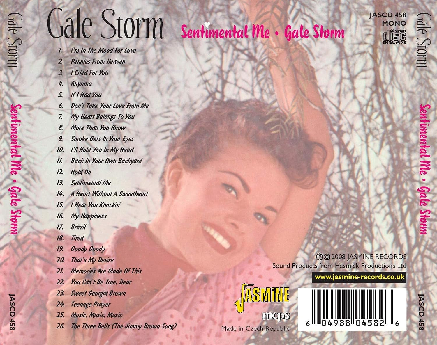 Gale Storm / Sentimental Me ORIGINAL RECORDINGS REMASTERED