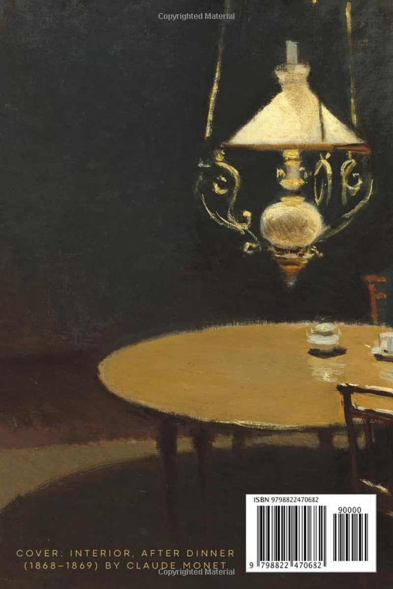 Dinner Party Log Book: Record Guests and Dishes Served | Claude Monet Interior After Dinner