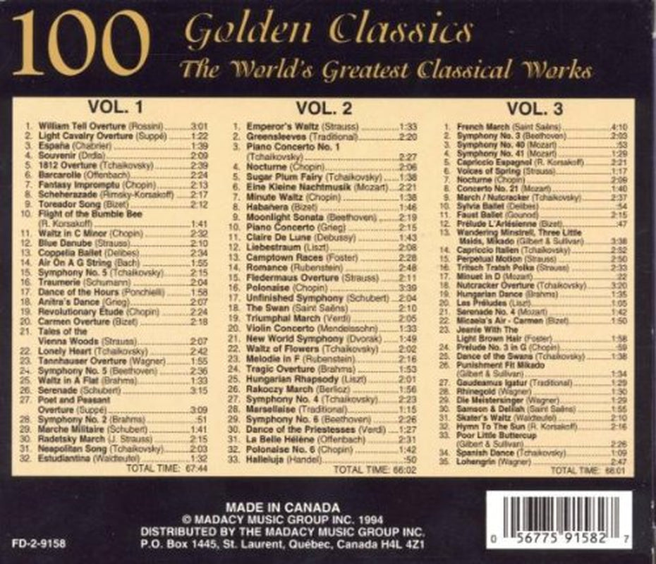 100 Golden Classics