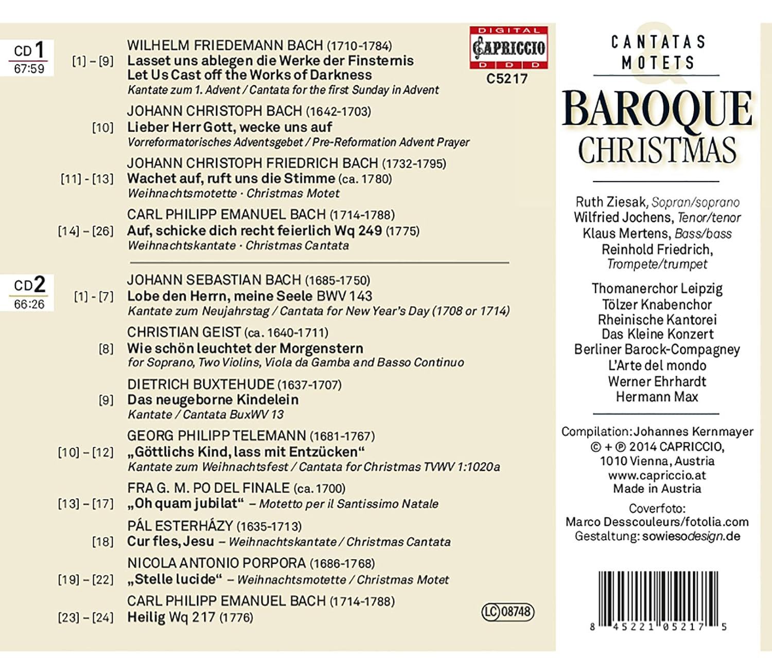 Baroque Christmas-Cantatas & Motets