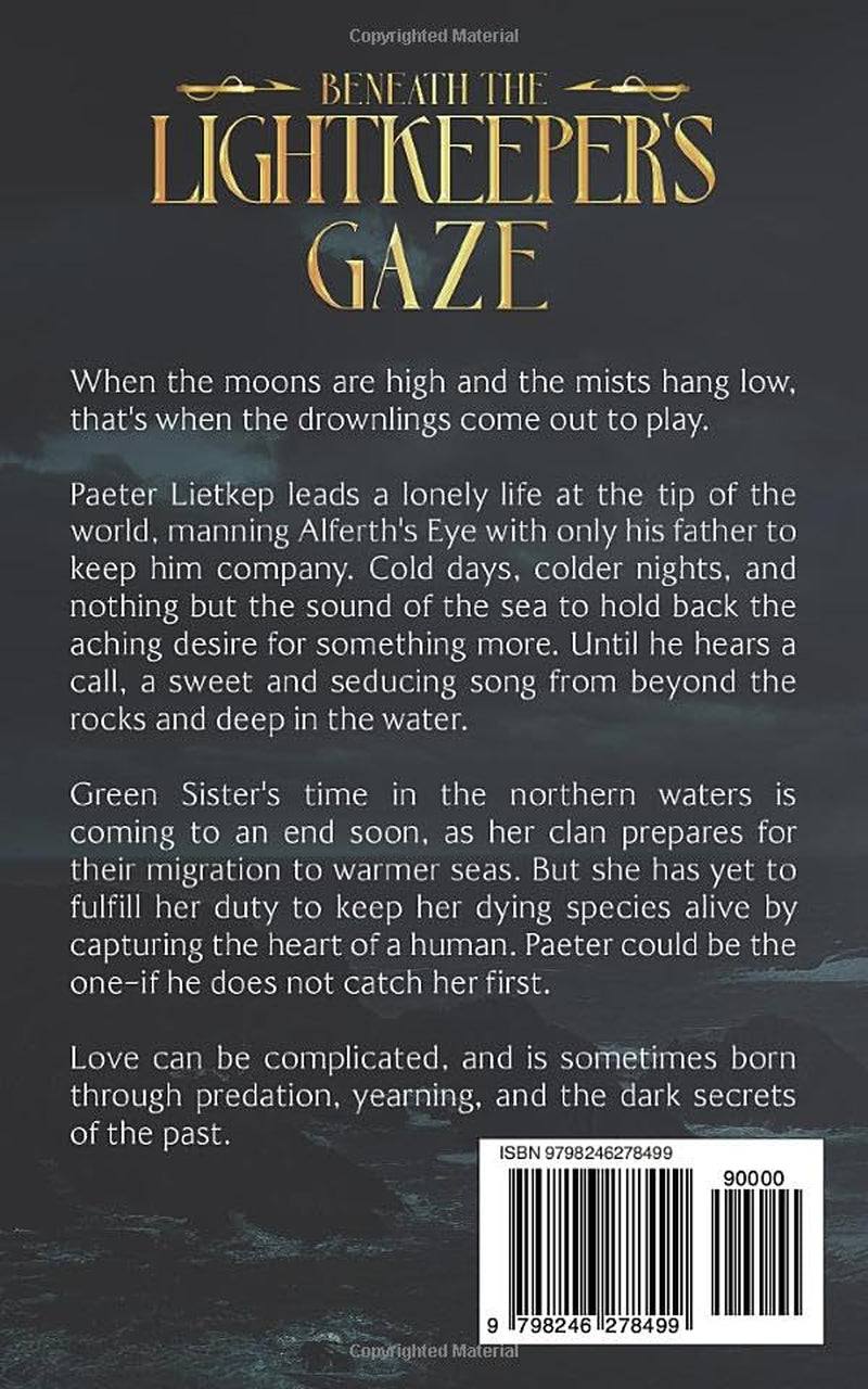 Beneath the Lightkeeper's Gaze: A standalone gothic dark romance book (Dreglin Tales: A Standalone Gothic Dark Romance Series)