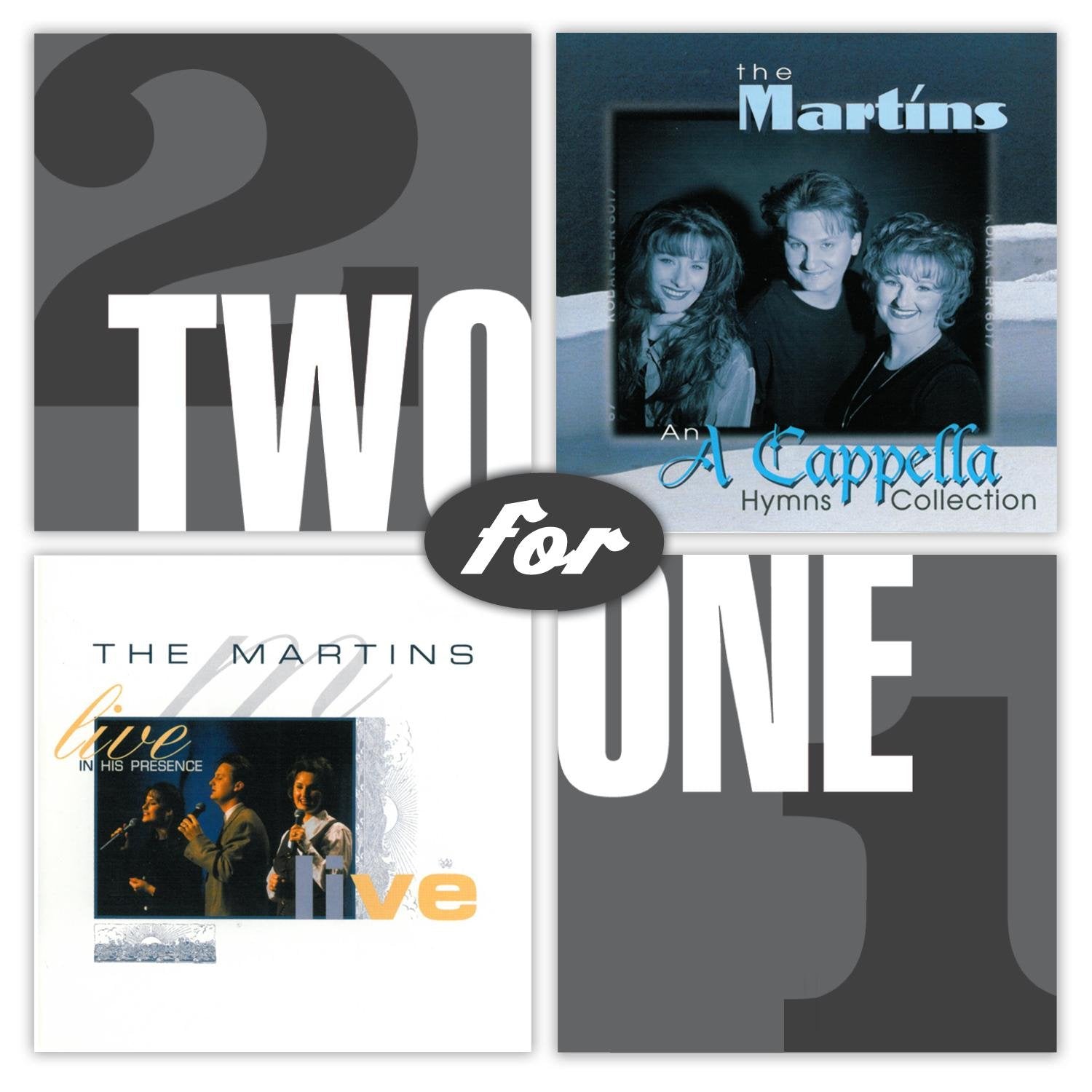 Two for One: Live in His Presence / A Cappella Hymns Collection
